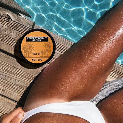Crème Bronzante Accélératrice — Hâle Doré Longue Durée Corps & Visage