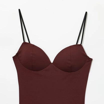 Corset Camisole Sans Manches — Haut Femme Sexy