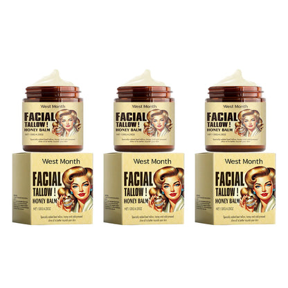 Crème Visage au Suif de Bœuf — Hydratation Profonde & Élasticité