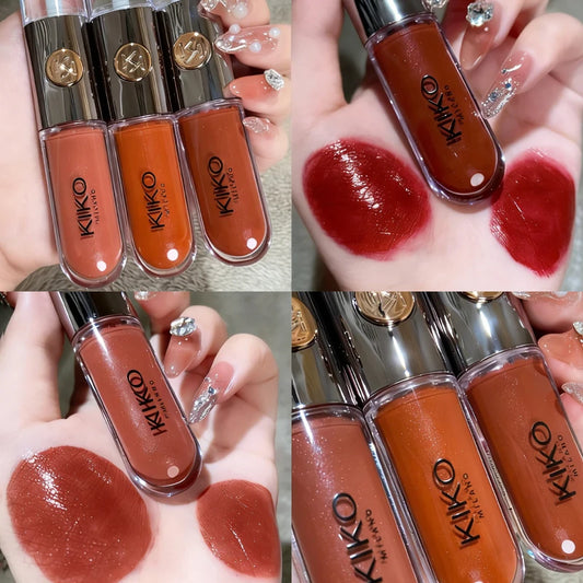 Rouge à Lèvres Double Embout — Gloss Effet Miroir