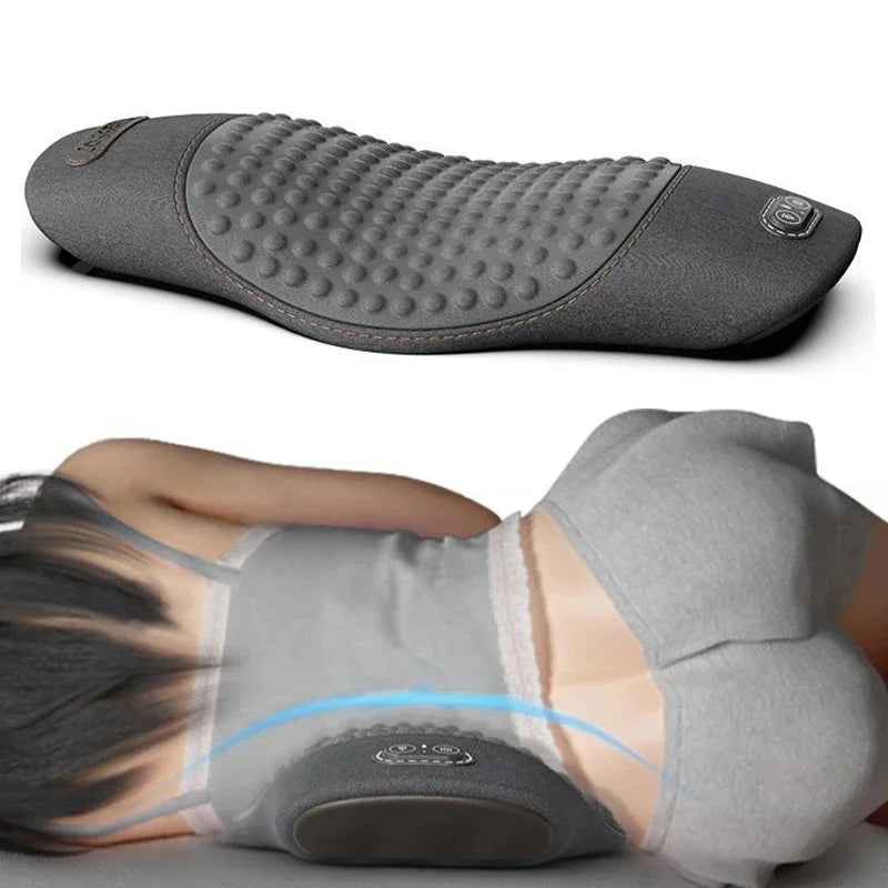 Coussin Lombaire Chauffant & Massant — Soutien Dorsal Femme & Maternité
